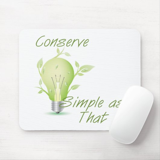 Licht besparen muismat (Met muis)