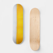 Licht bier met schuim skateboard (Voorkant)