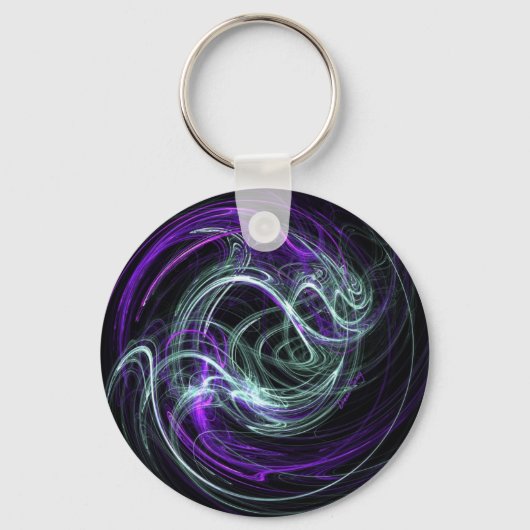 Licht binnen - Violet & Indigodraden Sleutelhanger (Voorkant)