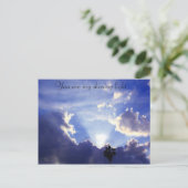 Licht binnen wolken_ briefkaart (Staand voorkant)