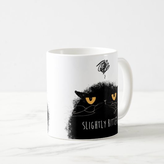 Licht bitter koffiemok (Voorkant rechts)