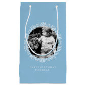 Licht Blauw Aangepast Fancy Zwemelen Foto Lijst Klein Cadeauzakje (Voorkant)