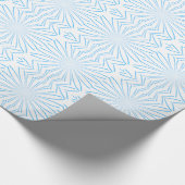 Licht blauw Abstract Cadeaupapier (Hoek)