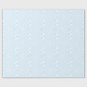 Licht blauw Abstract Cadeaupapier (Vlak)