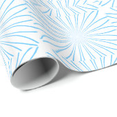 Licht blauw Abstract Cadeaupapier (Rol Hoek)