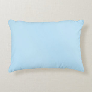 Licht blauw accent kussen