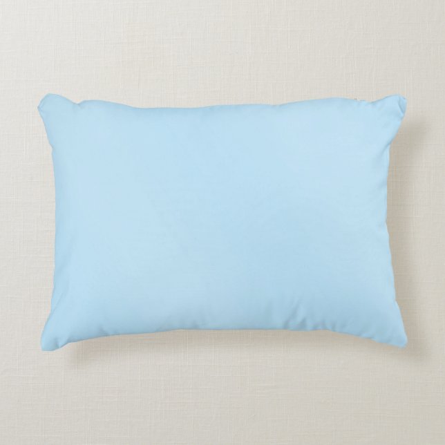 Licht blauw accent kussen (Voorkant)