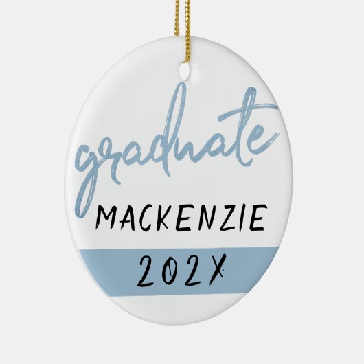 Licht blauw Afstuderen | Het Manuscript van de Bor Keramisch Ornament (Rechts)