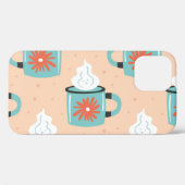Licht Blauw Beker Naadloos Patroon. Case-Mate iPhone Case (Achterkant (horizontaal))