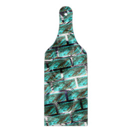 Licht blauw, belletjes bij het rooien of bakstenen snijplank