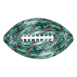 Licht blauw, belletjes op raster of baksteen effec american football