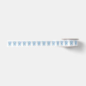 Licht blauw bewustzijn Ribbon Angels - Aangepaste Satijnen Lint (Voorkant)