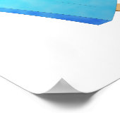 Licht Blauw, Blauw en Paarse IJs Poppen Poster (Hoek)