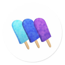 Licht Blauw, Blauw en Paarse IJs Poppen