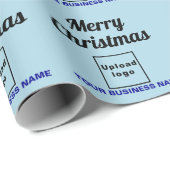 Licht blauw | Business | kerstinpakpapier Cadeaupapier (Rol Hoek)