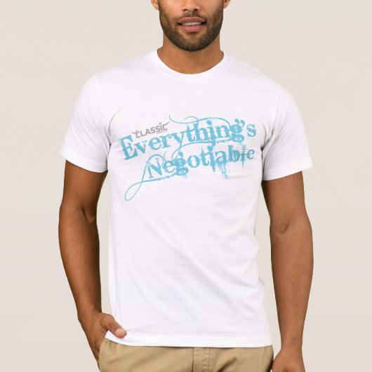 Licht blauw CLassic-Shirt T-shirt (Voorkant)