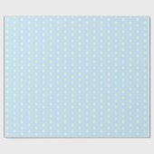 Licht blauw daisy bloemen patroon leuk cadeaupapier (Vlak)