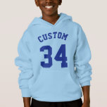 Licht blauw en koninklijk Kind | Sport Jersey Desi<br><div class="desc">Licht blauw en koninklijk blauw Kind | Sport Jersey Design Kinder Pullover Hoodie Sweatshirt</div>