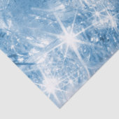 Licht blauw en koraal kerstfeest tissuepapier (Detail)