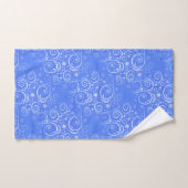 Licht blauw en wit Arctisch Zwirl Bad Handdoek (Handdoek)