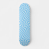 Licht blauw en wit Gecontroleerd Controlebord Patr Persoonlijk Skateboard (Voorkant)