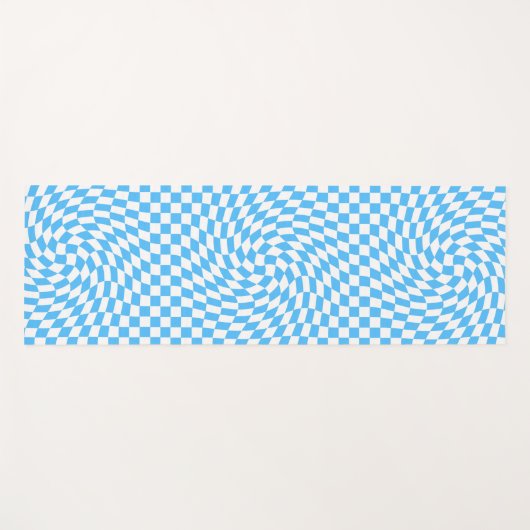 Licht blauw en wit Gecontroleerd Controlebord Patr Yogamat (Voorkant (horizontaal))