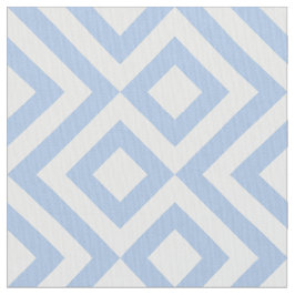 Licht blauw en wit metrisch patroon stof