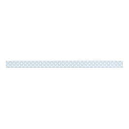 Licht blauw en wit poka Dot Ribbon Grosgrain Lint