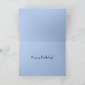 Licht blauw en zwart kaart (Binnen)