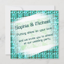 Licht blauw glanzend, kwadraten of afbeelding in h kaart