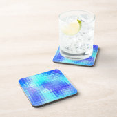 Licht blauw Glas Onderzetter (Rechterzijde)