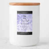 Licht blauw Glitter Product Packaging-Logo Voedselcontainer Etiket (Voorkant)