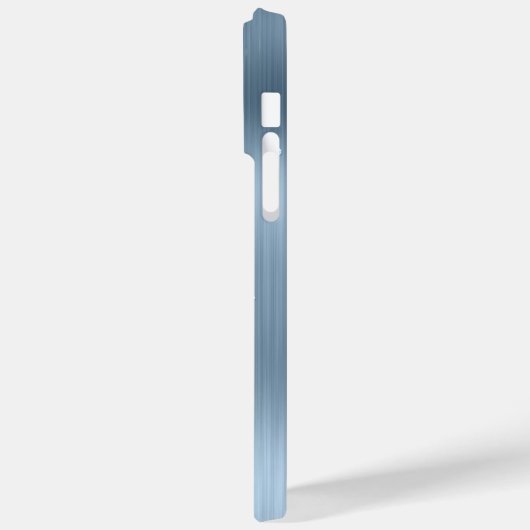 Licht blauw Glittery Glam Handtekening Case-Mate iPhone Case (Achterkant / Links)