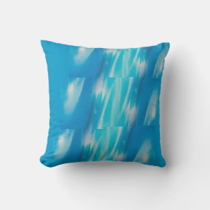 Licht blauw gloed kussen