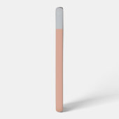 Licht blauw grijs Single Roos Flower S21 Phone Cas Samsung Galaxy Hoesje (Linkerkant)