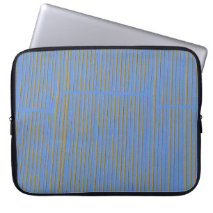 Licht blauw, groen, ultramodern laptop sleeve
