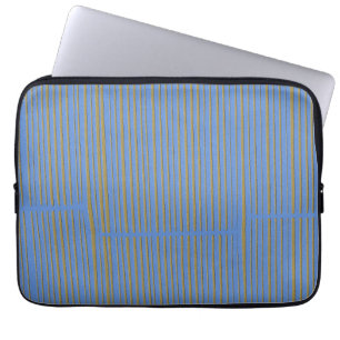 Licht blauw, groen, ultramodern laptop sleeve