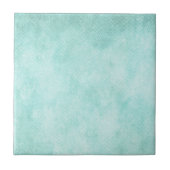 Licht blauw groen Waterverf papier Achtergrond lee Tegeltje (Voorkant)