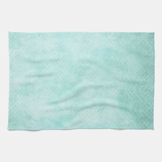 Licht blauw groen Waterverf papier Achtergrond lee Theedoek (Horizontaal)