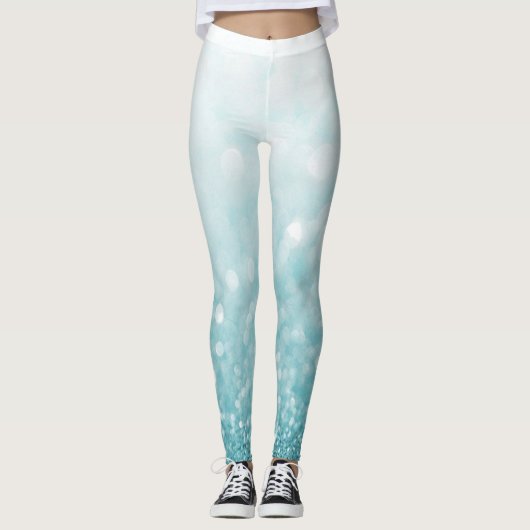 Licht blauw handenfilter leggings (Voorkant)