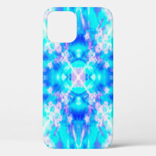 Licht blauw kaleidoscooppatroon Hoesje-Mate iPhone Case-Mate iPhone Case