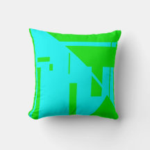 Licht blauw, kalkgroen geometrisch abstract ontwer