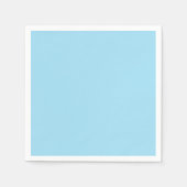 Licht Blauw Kleur 1 Servetten (Voorkant)