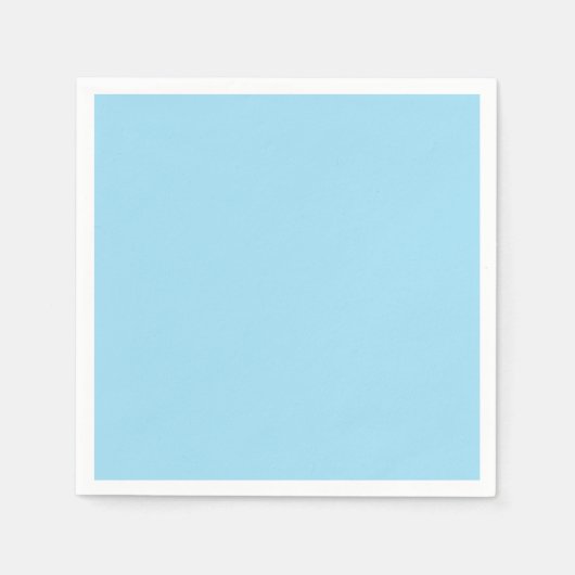 Licht Blauw Kleur 1 Servetten (Voorkant)