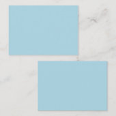 Licht blauw machtig Visitekaartje (Voorkant / Achterkant)