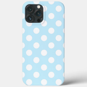 Licht blauw met stijlvolle grote poolpunten Case-Mate iPhone case