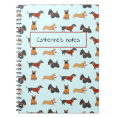 Licht blauw Notitieboek voor het kleine doppenpatr (Voorkant)