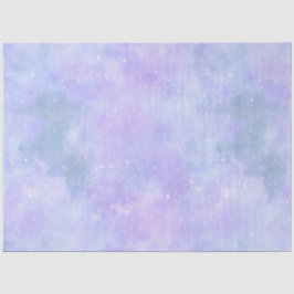 Licht blauw ontwerp van de galaxreeks 1 tissuepapier