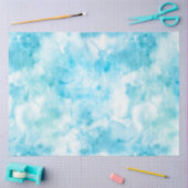 Licht blauw ontwerp van de galaxreeks 4 tissuepapier (Craft)