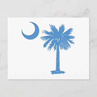 Licht Blauw Palmetto Briefkaart